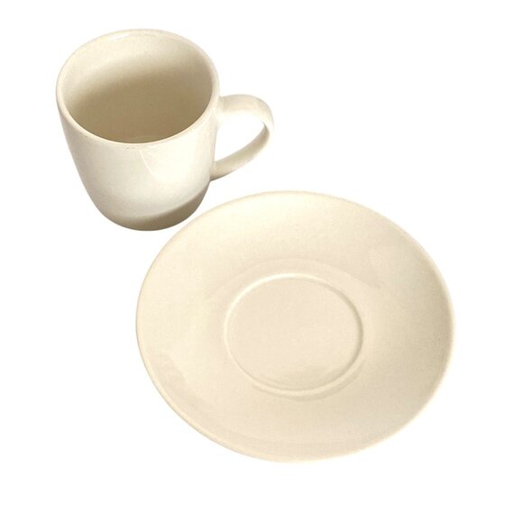 BIA Hand Glazed Espresso Demitasse Cup Saucer Set Microwave Dishwasher Oven Safe - Picture 4 of 7